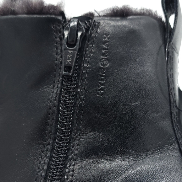 ECCO Modtray Women's Insulated Black Lace Up Ankle Boots Size 8-8.5 EU 39 - Picture 13 of 14